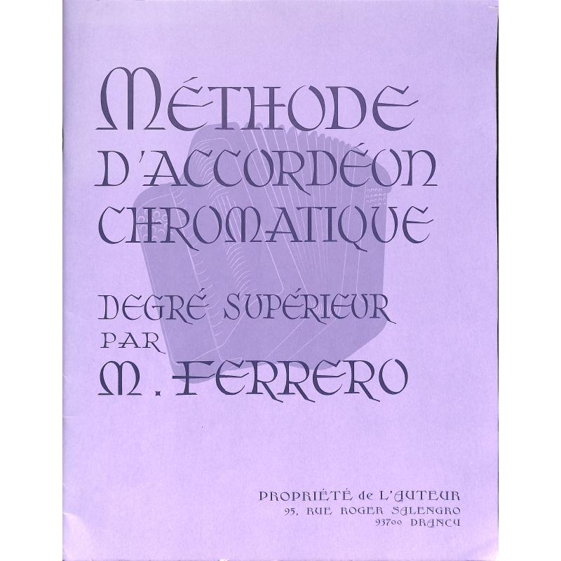 Titelbild für METHODE -CH - METHODE D'ACCORDEON CHROMATIQUE - DEGRE SUPERIEUR
