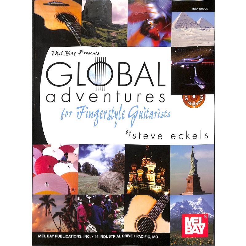 Titelbild für MB 21458BCD - GLOBAL ADVENTURES FOR FINGERSTYLE GUITARISTS