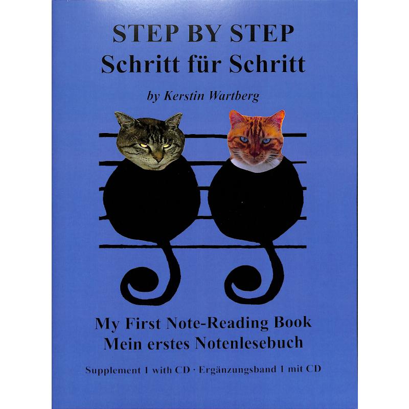 Titelbild für SBM 25895 - SCHRITT FUER SCHRITT - MEIN ERSTES NOTENLESEBUCH