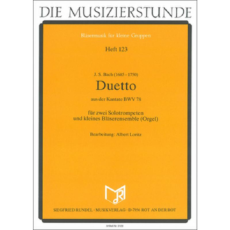 Titelbild für Rundel 5123 - DUETTO AUS KANTATE BWV 78