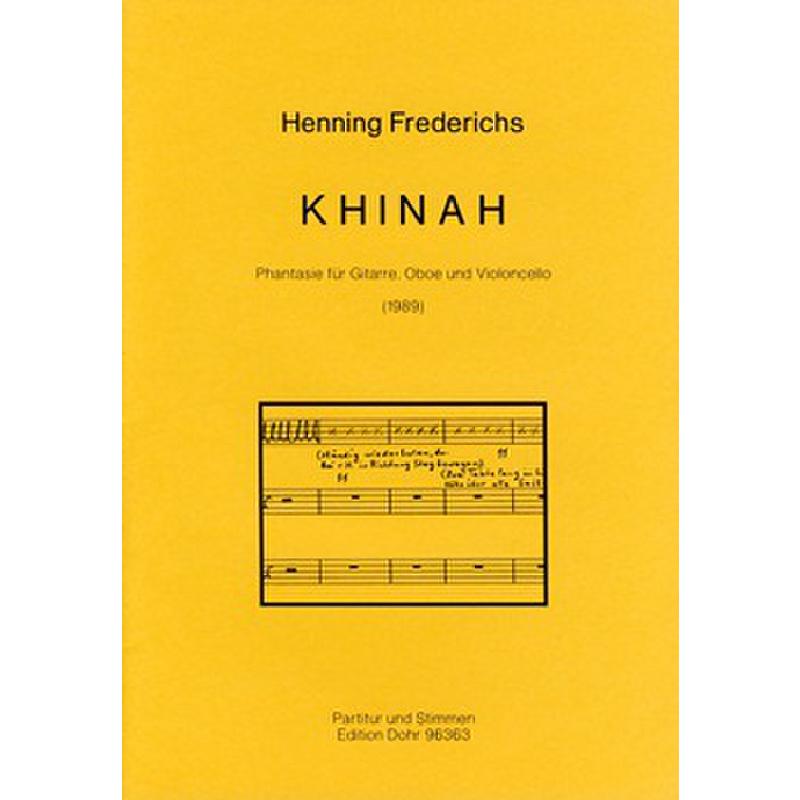 Titelbild für DOHR 96363 - KHINAH (1989)