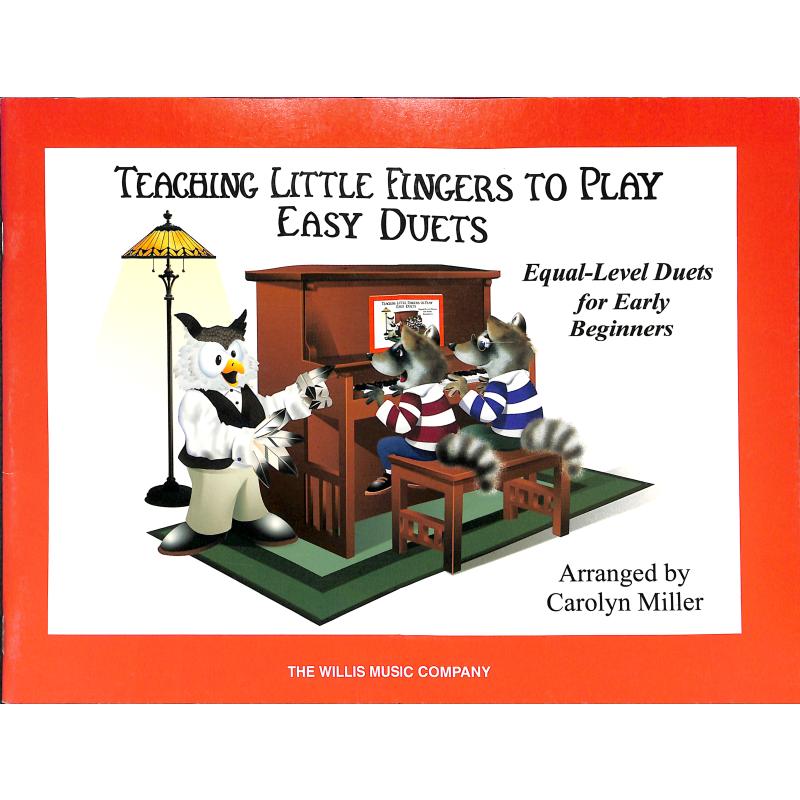Titelbild für HL 416830 - TEACHING LITTLE FINGERS TO PLAY EASY DUETS