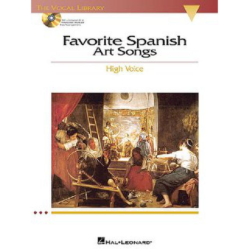 Titelbild für HL 740221 - FAVORITE SPANISH ART SONGS