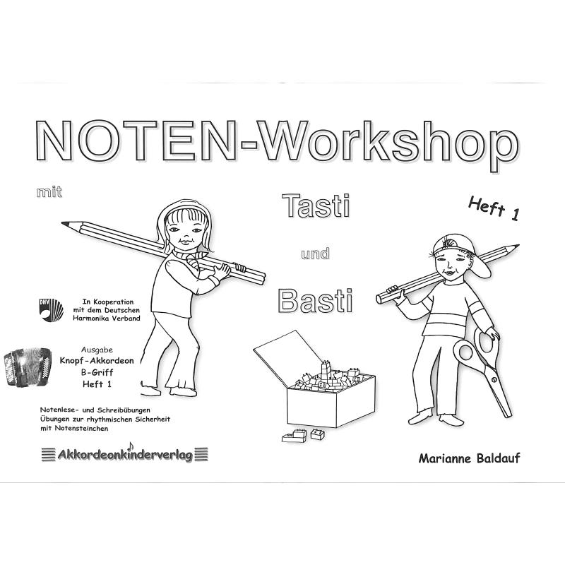 Titelbild für AKV 1001-NW1-KB - NOTENWORKSHOP MIT BASTI UND TASTI 1