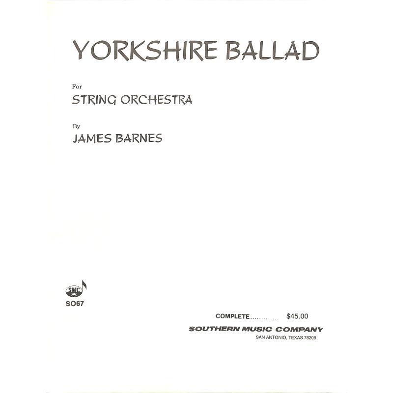 Titelbild für HL 3773589 - Yorkshire Ballad