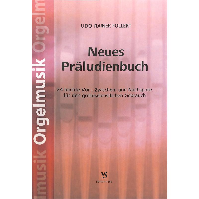 Titelbild für VS 3356 - NEUES PRAELUDIENBUCH