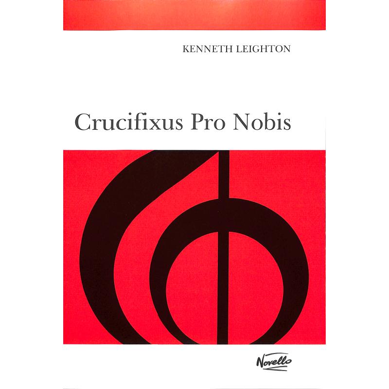 Titelbild für MSNOV 70190 - CRUCIFIXUS PRO NOBIS