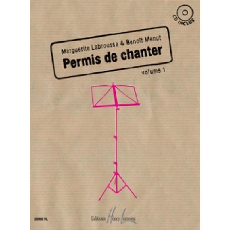 Titelbild für LEMOINE 28860 - PERMIS DE CHANTER 1
