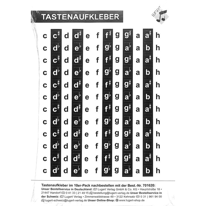 Titelbild für LUGERT 701620 - TASTENAUFKLEBER
