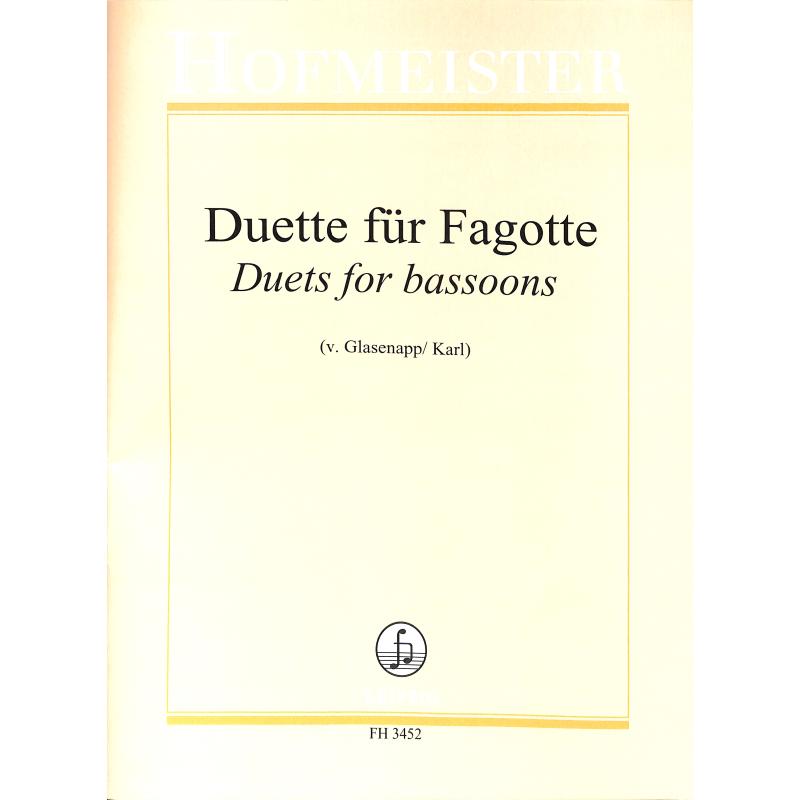 Notenbild für FH 3452 - DUETTE FUER FAGOTTE