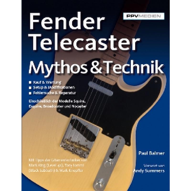 Titelbild für 978-3-941531-58-1 - Fender Telecaster Mythos + Technik