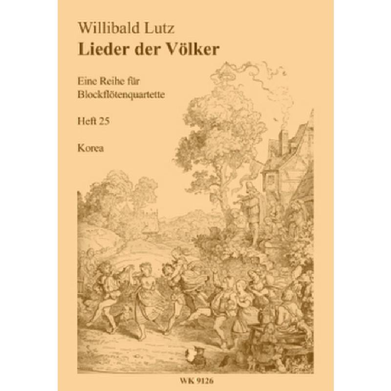 Titelbild für WK 9126 - LIEDER DER VOELKER 25