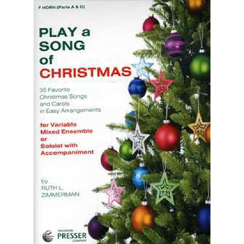 Titelbild für PRESSER 416-41029 - PLAY A SONG OF CHRISTMAS