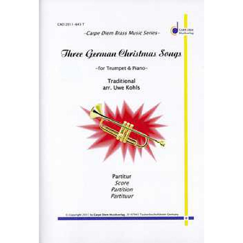 Titelbild für Carpe 2011-643T - 3 GERMAN CHRISTMAS SONGS