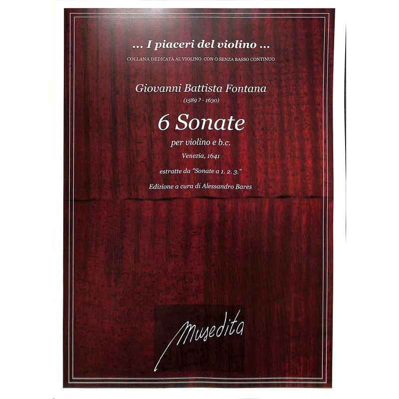 Titelbild für MUSEDITA -FO-106 - 6 Sonaten