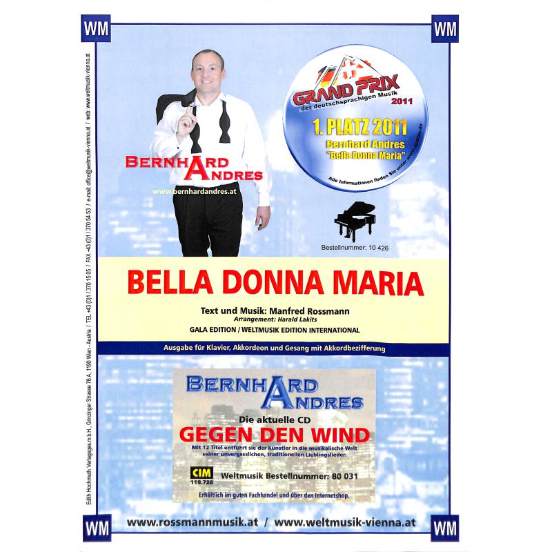 Titelbild für WM 10426 - BELLA DONNA MARIA