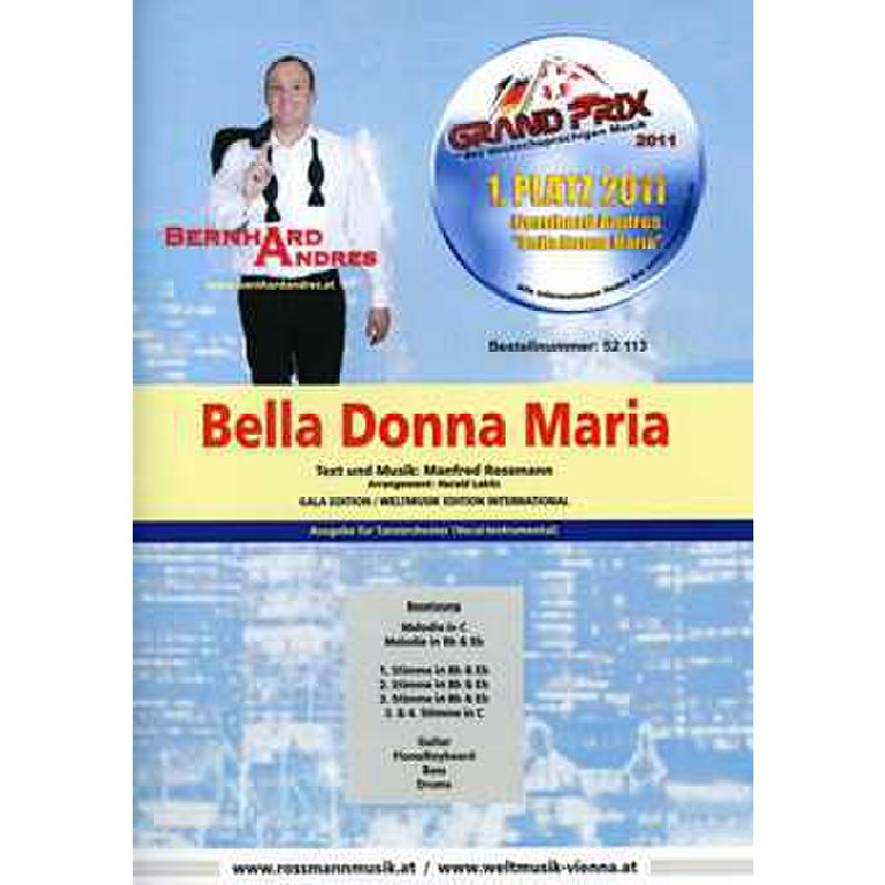 Titelbild für WM 52113 - BELLA DONNA MARIA