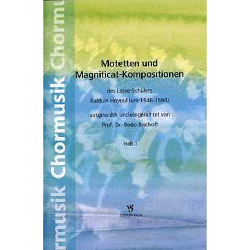 Titelbild für VS 6624 - MOTETTEN UND MAGNIFICAT KOMPOSITIONEN 1