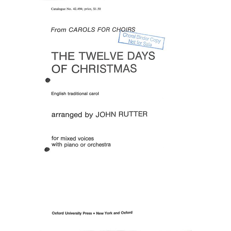 Titelbild für ISBN 0-19-385730-8 - THE 12 DAYS OF CHRISTMAS