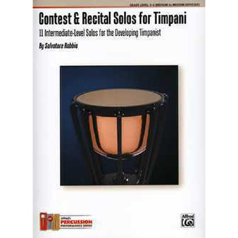 Titelbild für ALF 37480 - CONTEST + RECITAL SOLOS FOR TIMPANI