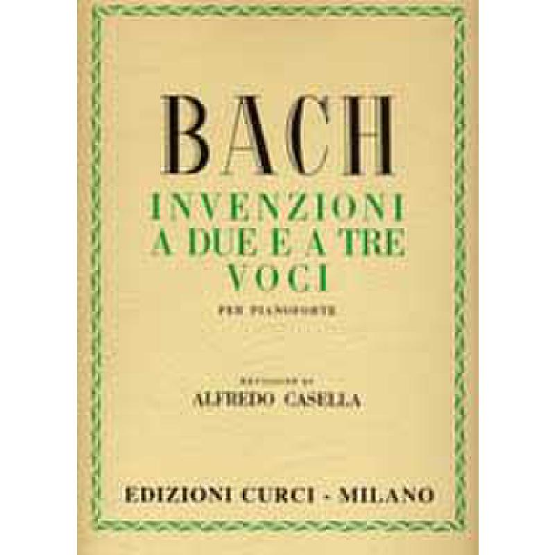 Titelbild für CURCI 4181 - INVENTIONEN + SINFONIEN BWV 772-801