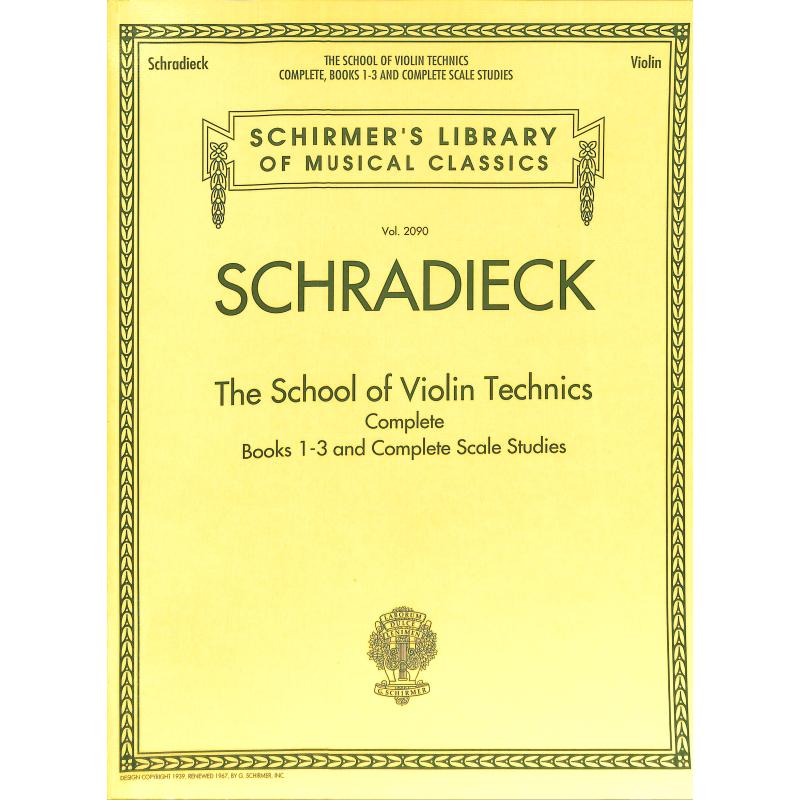 Titelbild für HL 50490033 - Schule der Violintechnik