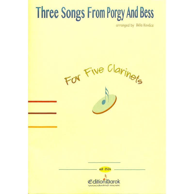 Titelbild für EDL 2524 - 3 SONGS FROM PORGY AND BESS