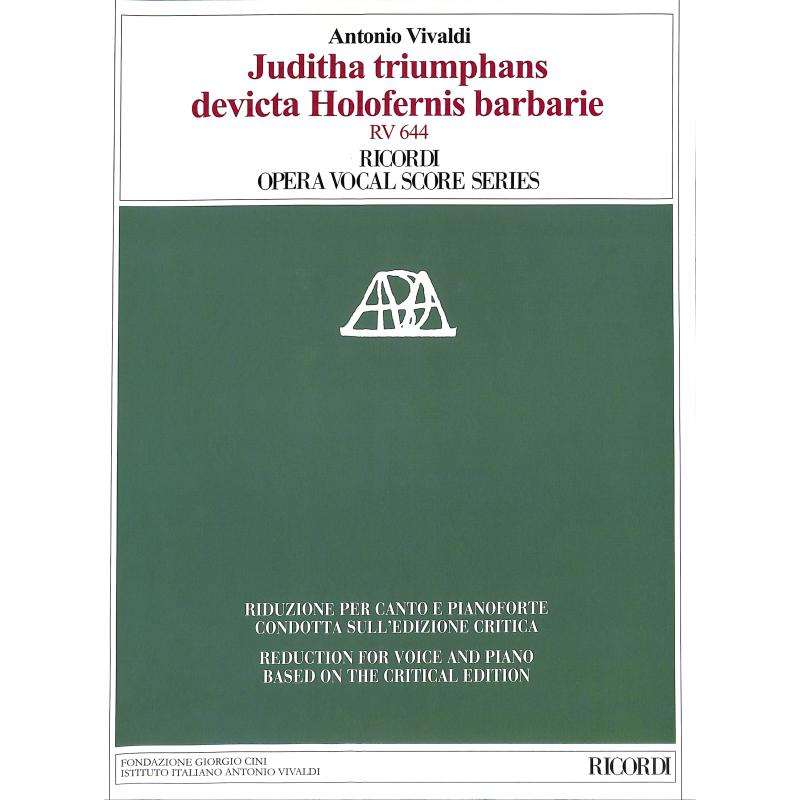 Titelbild für CP 140246 - JUDITHA TRIUMPHANS