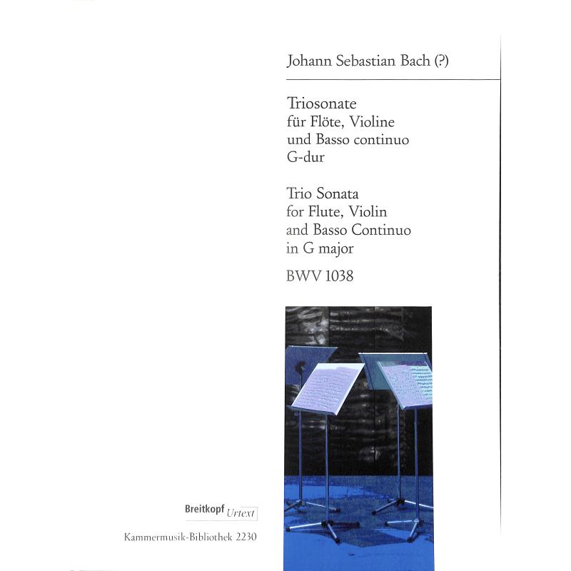 Titelbild für EBKM 2230 - TRIOSONATE G-DUR BWV 1038