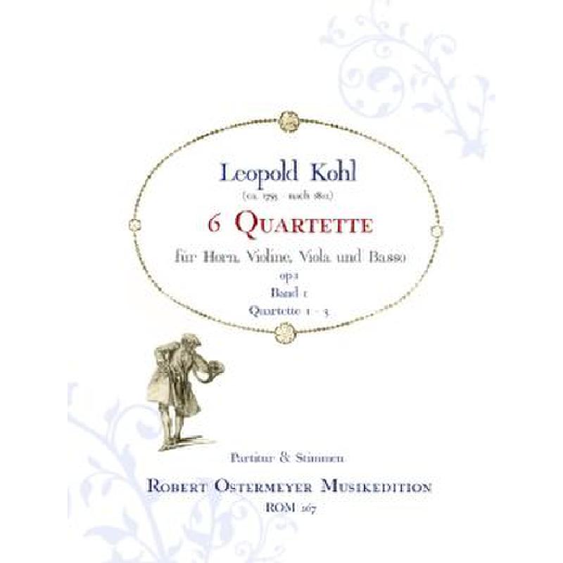 Titelbild für ROM 267 - 6 QUARTETTE BD 1 OP 1