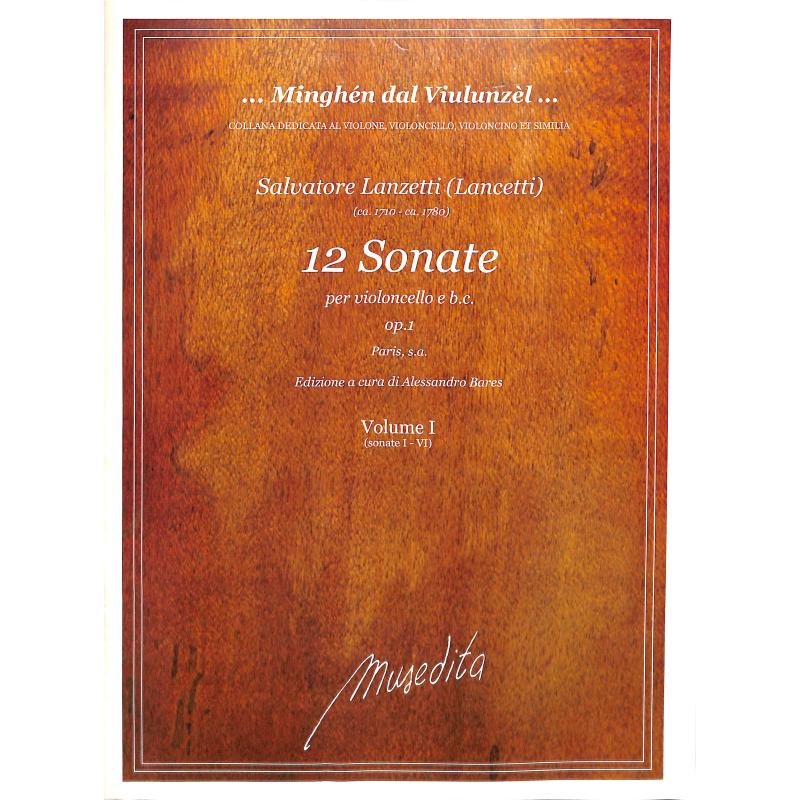 Titelbild für MUSEDITA -LA201 - 12 Sonaten op 1