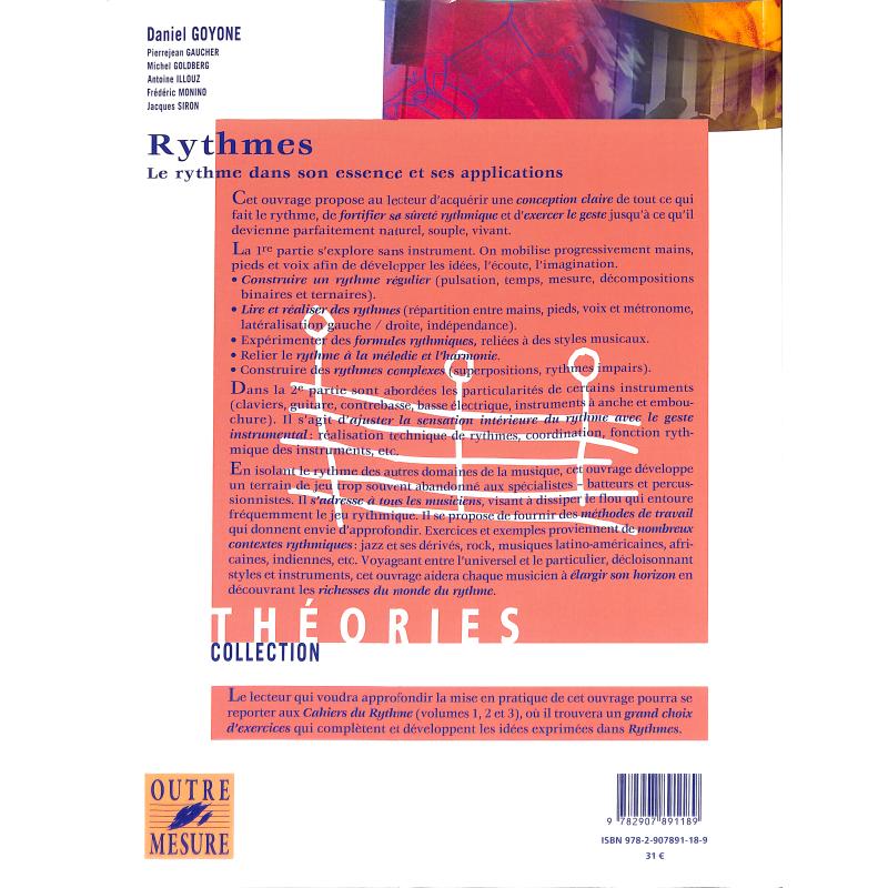 Notenbild für ISBN 2-907891-18-9 - RYTHMES