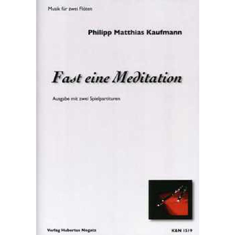 Titelbild für KN 1519 - FAST EINE MEDITATION