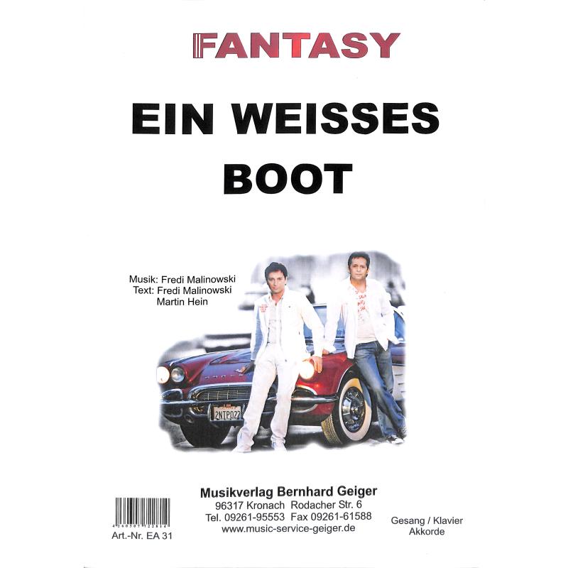 Titelbild für GEIGER -EA31 - EIN WEISSES BOOT