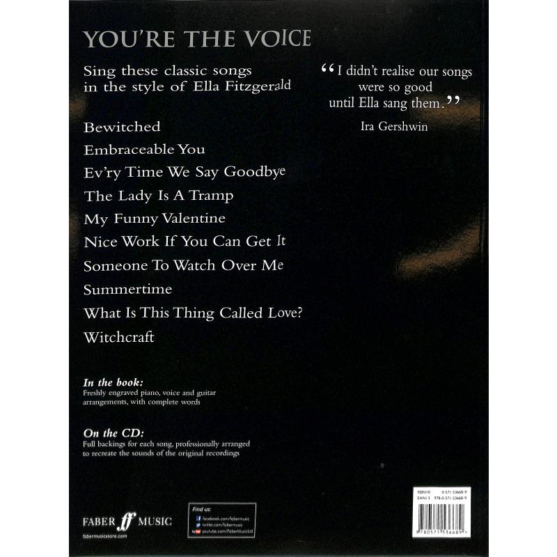 Notenbild für ISBN 0-571-53668-9 - YOU'RE THE VOICE