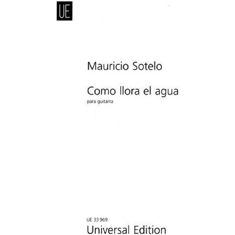 Titelbild für UE 33969 - COMO LLORA EL AGUA