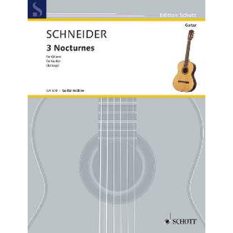 Titelbild für GA 558 - 3 NOCTURNES