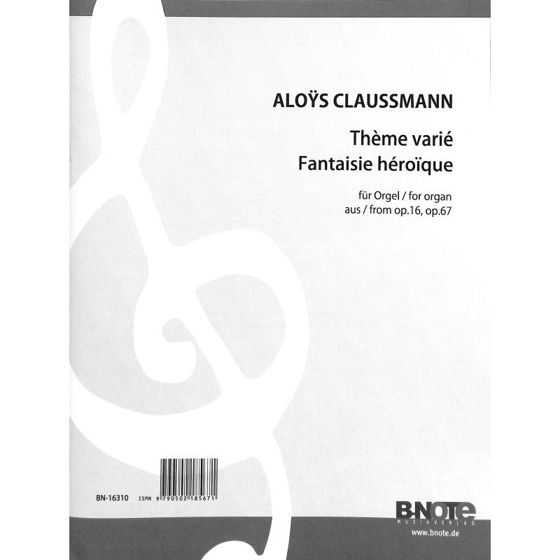 Titelbild für BNOTE -BN16310 - Ausgewählte Orgelwerke 6