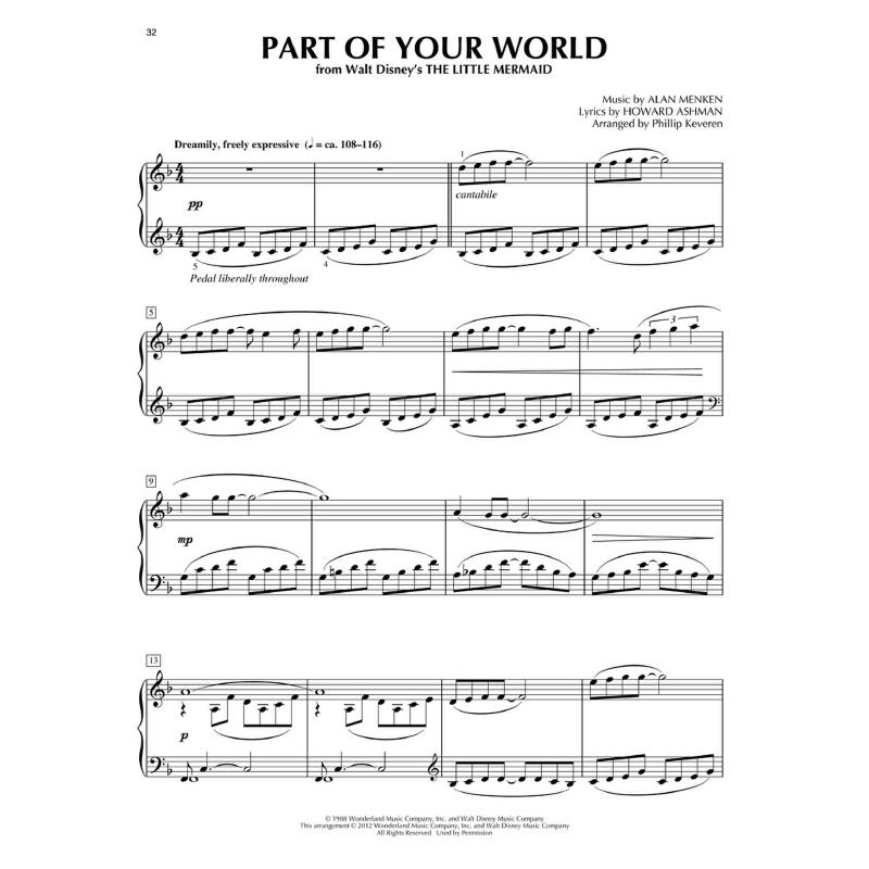 Notenbild für HL 312113 - MORE DISNEY SONGS FOR CLASSICAL PIANO
