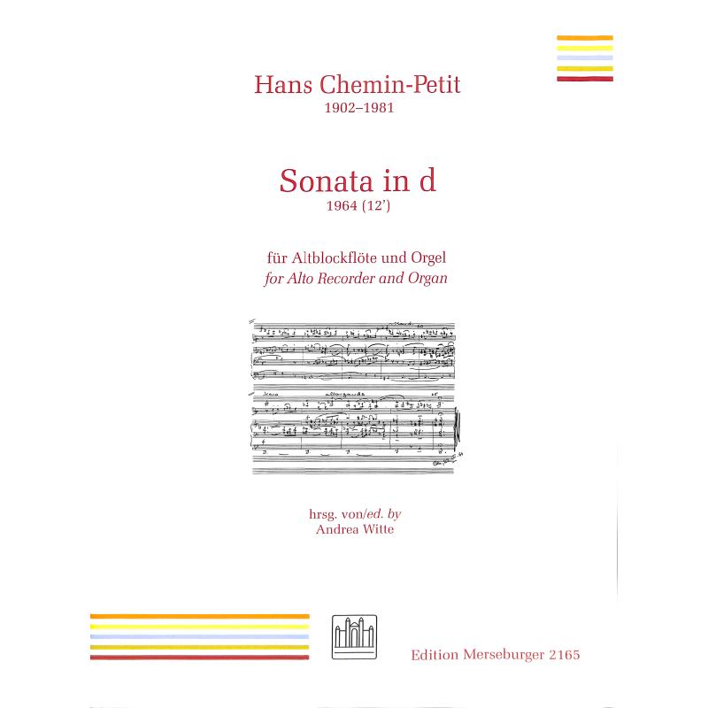Titelbild für MERS 2165 - Sonate d-moll