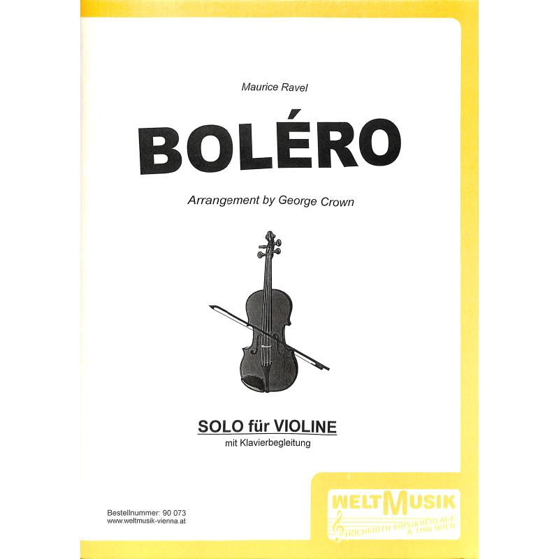 Titelbild für WM 90073 - Bolero