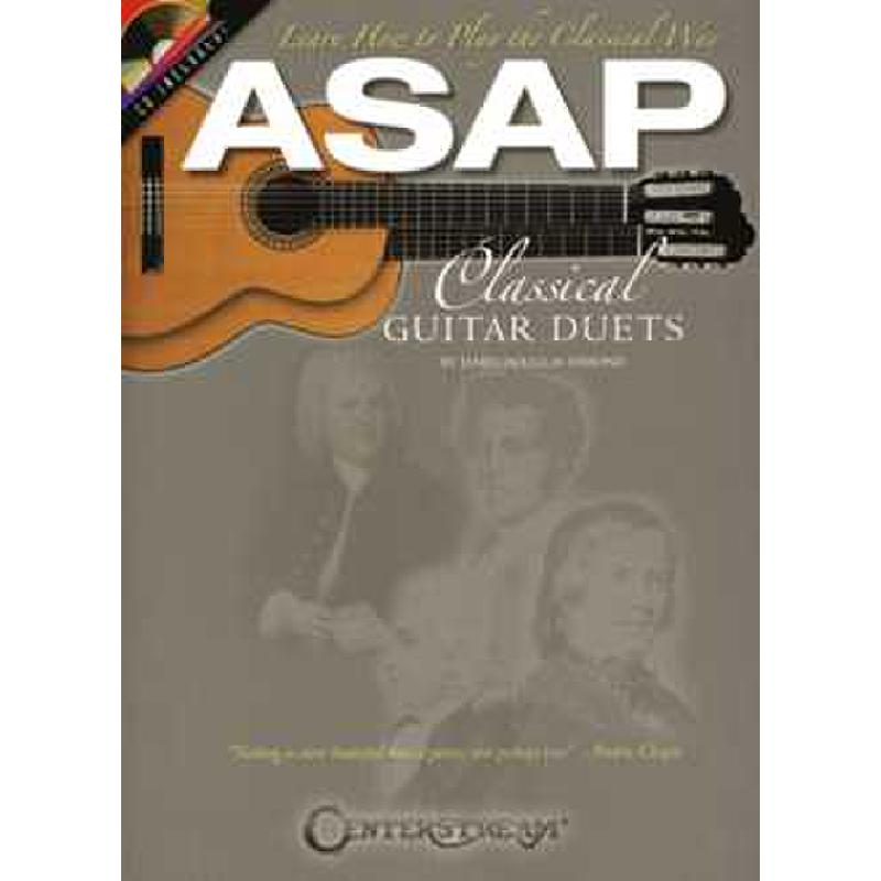 Titelbild für HL 103849 - Classical guitar Duets | ASAP - learn how to play the classical way