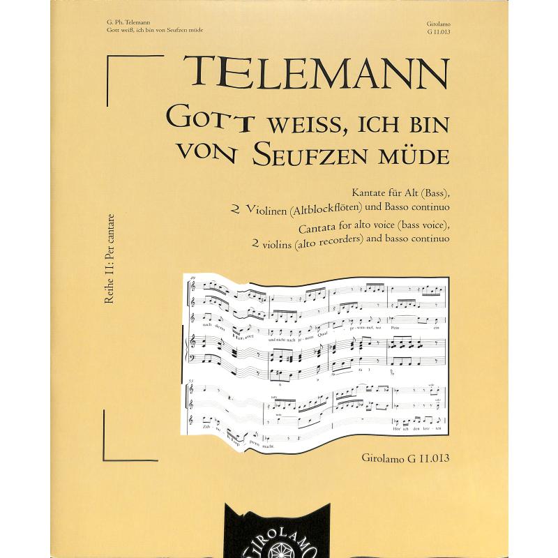 Titelbild für GIROLAMO 11013 - Gott weiß ich bin von Seufzen müde