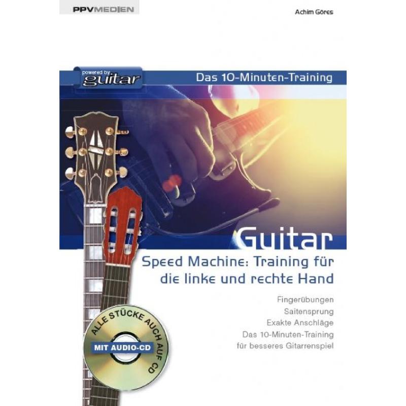 Titelbild für 978-3-941531-98-7 - Guitar speed machine | Training für die linke und rechte Hand