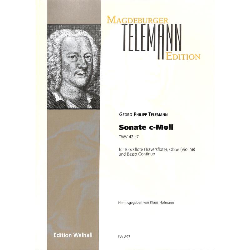 Titelbild für WALHALL 897 - Sonate c-moll TWV 42:C7