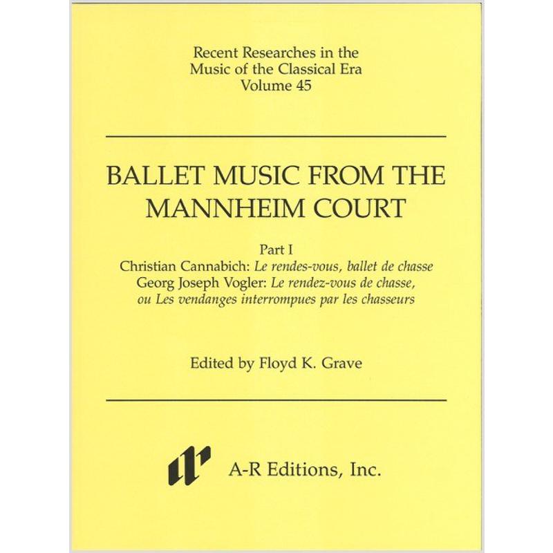 Titelbild für AREDITION -C045 - Ballet music from the Mannheim Court 1