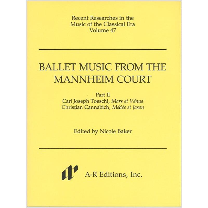 Titelbild für AREDITION -C047 - Ballet music from the Mannheim court 2