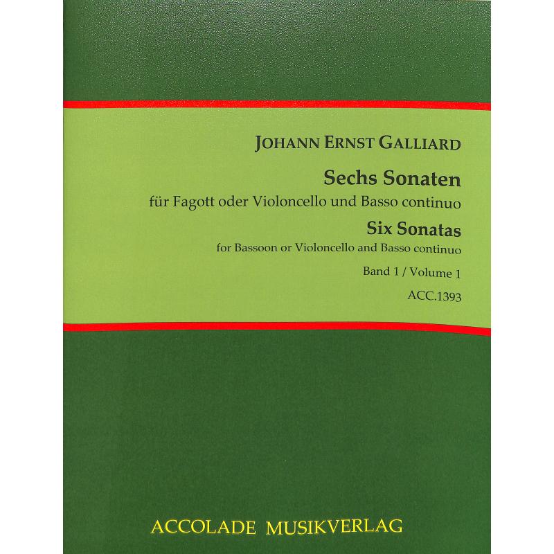 Titelbild für ACCOLADE 1393 - 6 Sonaten 1