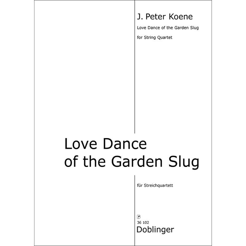 Titelbild für DO 36102 - Love dance of the garden slug