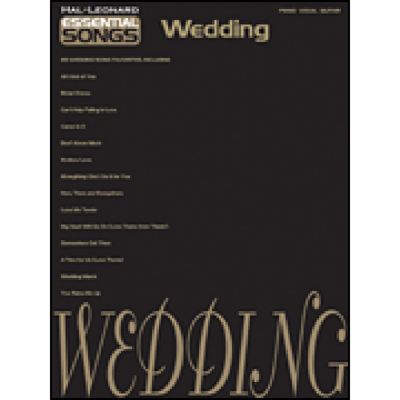 Titelbild für HL 311309 - Essential songs - wedding